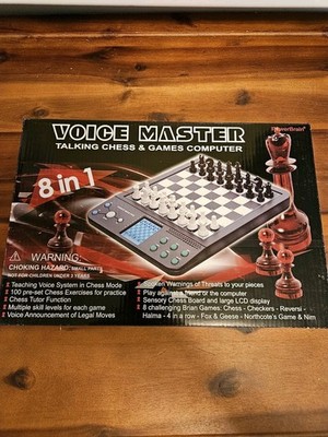 Voice Master Talking Chess/Games Playing/Training Computer New Open Box 