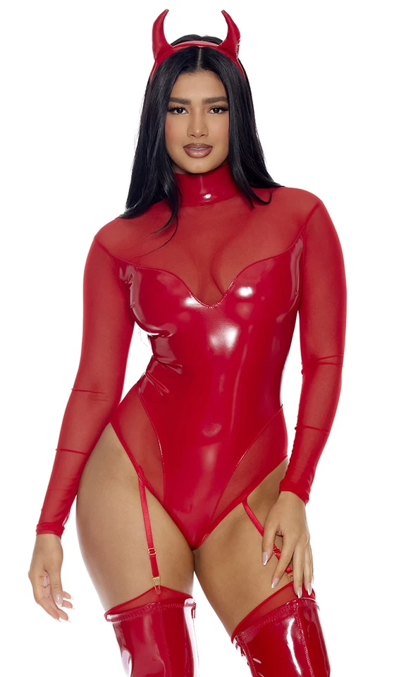 成人地狱与背魔鬼女式服装魔鬼服装  — 第 3/3 张图片