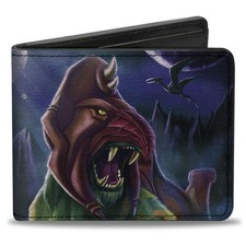 Bi-Fold Wallet MASTERS OF THE UNIVERSE REVELATION Battle Cat Pose and Title Logo