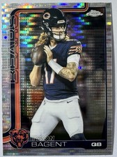 2025 Topps Chrome Tyson Bagent #54 Pulsar Refractor