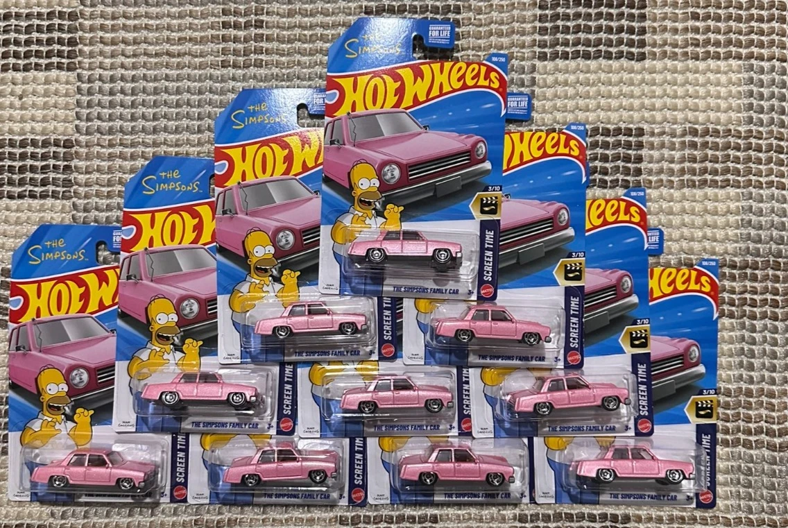Hot Wheels The Simpsons Contemporary Manufacture Diecast Cars for