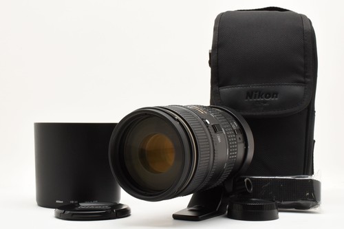 [MINT Nikon AF VR-NIKKOR 80-400mm f/4.5-5.6D vr Zoom Lens W/Hood & Case JAPAN