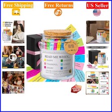Bible Verse Jar with 96 Inspirational Cards  Ribbon - Christian Gift for Women