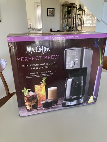 Mr. Coffee Perfect Brew Intelligent Coffee Maker, Cold Brew Maker & Tea Brewer