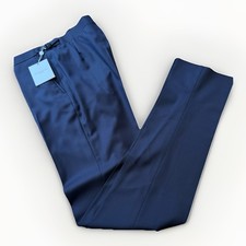 Richard James Trousers 100% Wool Navy Super 110s Adjusters 32R BNWT RRP £295