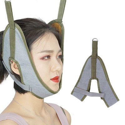 Over Door Hanging Neck Traction Kit Cushion Belt Brace Adjustable Cervical
