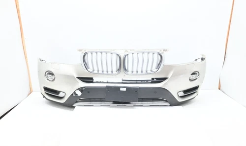 2015-2017 BMW F25 X3 Front Bumper Cover PDC Fog Light Silver Metallic A14 OEM