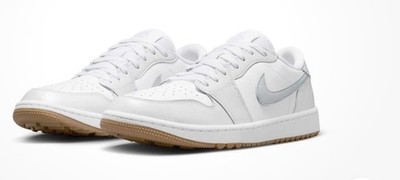 Air Jordan 1 Low G White Gum Men's Size 10.5 DD9315-111 Golf Shoes Great Deal!!
