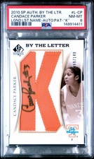 2010 SP Authentic CANDACE PARKER By The Letter Auto Patch “K” /149 PSA 8 🔥 Vols