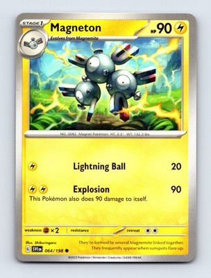 Magneton - Scarlet & Violet Base Set 064/198 - Common - NM - Pokémon