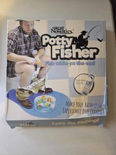 Fairly Odd Novelties Potty Fisher Fish While On The Can New Open Box Damage Box