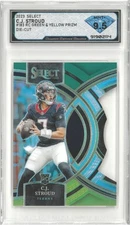 2023 Panini Select CJ STROUD #183 Rc Green Yellow Die Cut 💎 DSG 9.5 Mint+