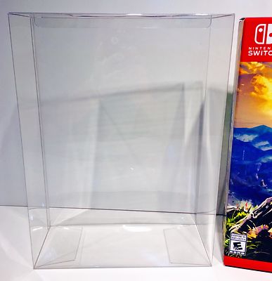 1 Box Protector for ZELDA BOTW SPECIAL EDITION NTSC SIZE ONLY!  Nintendo Switch