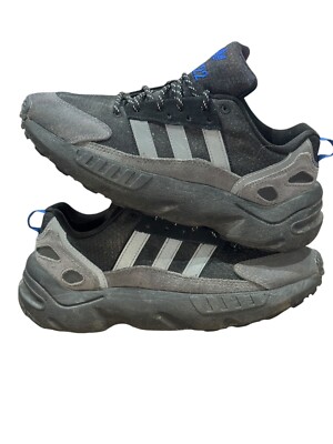 Adidas Originals Trainers UK 5.5 ZX 22 Black Grey Junior Ortholite