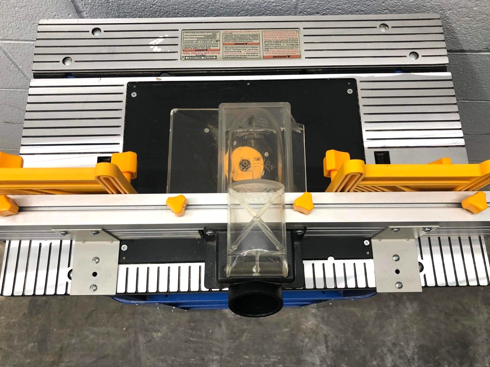 CENTRAL MACHINERY ROUTER W/ FULL SIZE TABLE ITEM # 91130 120V 60HZ ...