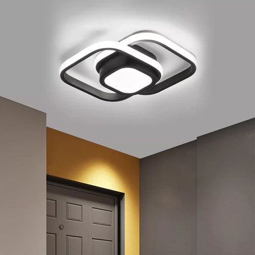 3-Farbige Decken-Lampe Dimmbar LED Deckenleuchte Wohnzimmer Flur Küchen Eingang - Bild 7 von 14