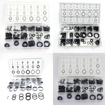 US 1Set Universal Rubber O-Ring Assortment Set Gasket Automotive Seal SAE Kit