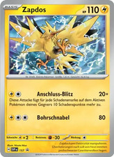 Zapdos / Pokémon Karte / Deutsch / Karmesin & Purpur Promokarten / SVP157 / SVP