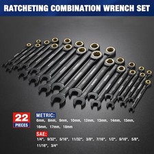 Workpro 22piece Ratcheting Wrench Set 72 Teeth Anti-slip With Organizer Box New Workpro 22piece Ratcheting Wrench Set 72 Teeth Anti-slip With Organizer Box New