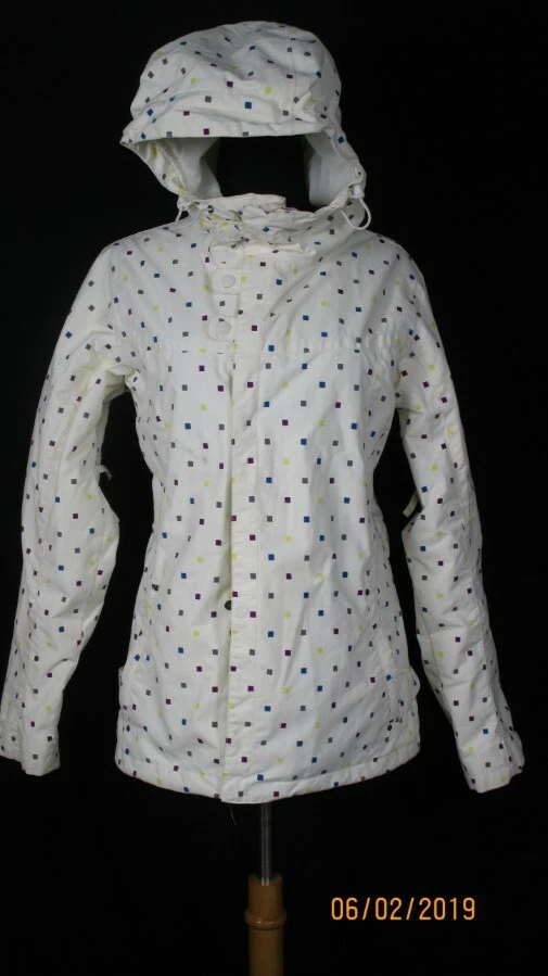 OFF WHITE Giacca Burton Dry Ride Sociaty bianco sporco marrone verde tortora giallo modello M