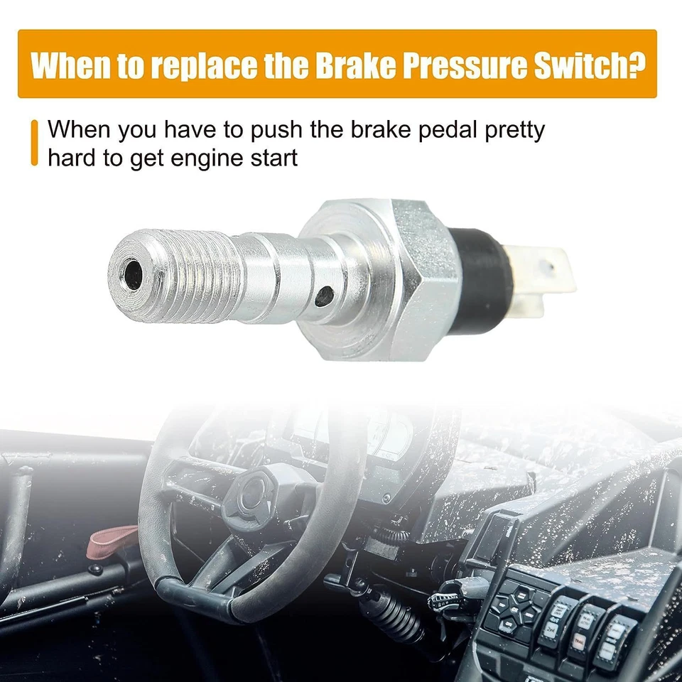 Brake Pressure Switch 4012981 For Polaris RGR RZR ACE Ranger 900 800 570 500 400 - Image 3 of 4