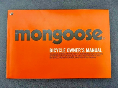 2013 Mongoose Bicycle Owner's Manual