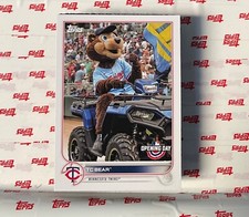 TC BEAR 2022 Topps Opening Day #M-13 Mascot Minnesota Twins Twinkies