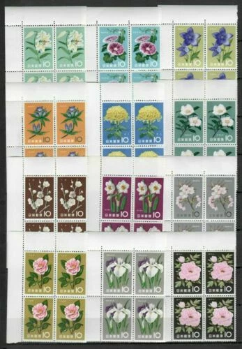 Block Japanese Stamps