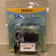 Antec TriCool 80mm Cool Fan 3-Speed Quiet Performance Maximum Cooling, New