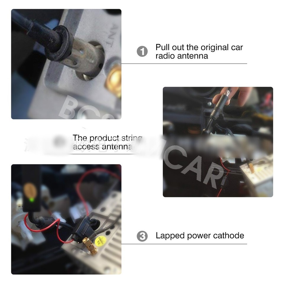 Car Auto Stereo FM/AM Radio Signal Antenna Aerial Signal DAB+ Amplifier