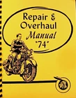 Indian  Motorcycle 1935-53 Repair & Overhaul Manual for T "74"-"80  CID Model
