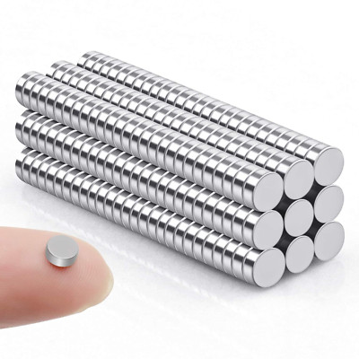 100Pcs Small Magnets 5X2 Mm Mini Tiny round Magnets Micro Magnets for Crafts NEW