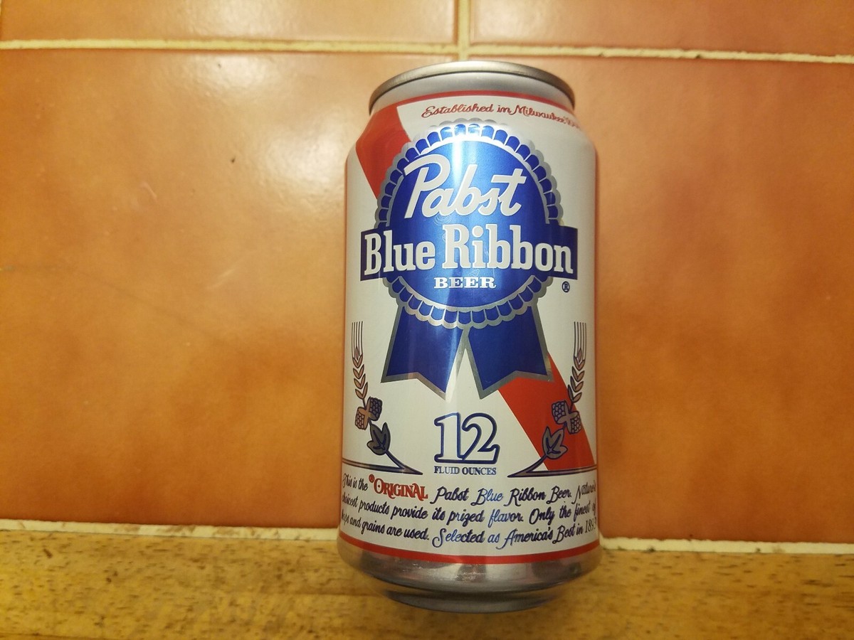 Pabst Blue Ribbon Can Label