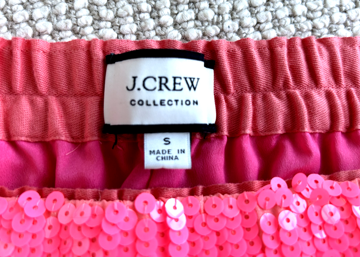 Poshmark Sequin Mini Skirt J CREW Collection Pull On Sequin Skirt