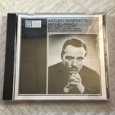 Piano: Arturo Benedetti Michelangeli: The Early Recordings CD