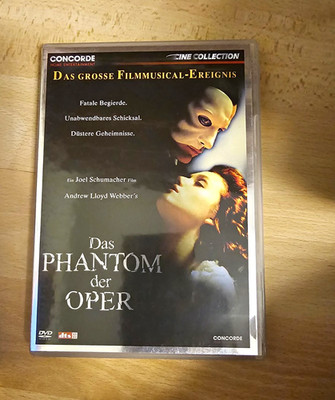 Concorde Das Phantom der Oper DVD Musical, Regie Joel Schumacher, A. L. Webber