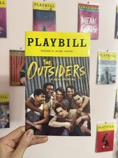 The Outsiders Broadway Musical Playbill July 2025 Emma Pittman Brent Comer