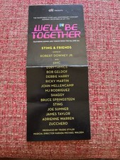 We'll Be Together Rainforest Fund Programm Sting Springsteen Konzertprogramm