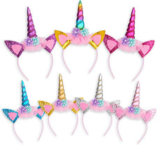 Unicorn Headband, Unicorn Party Supplies Horn Headbands for Birthday, Thanksgivi