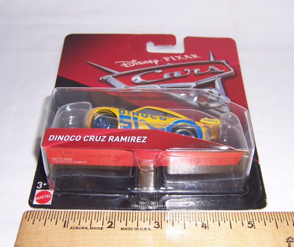 Disney Pixar Cars 3 #51 Yellow Dinoco Cruz Ramirez DieCast Mattel New ...