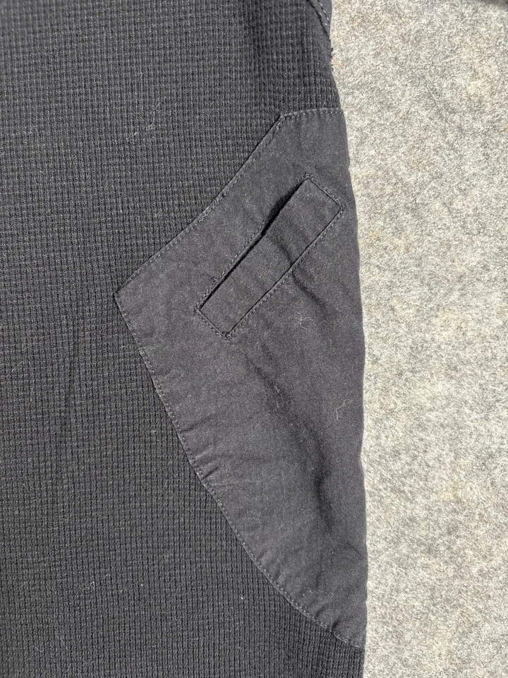 Artful Dodger Mens Long Sleeve Button Up Waffle Knit Shirt - Image 4 of 4