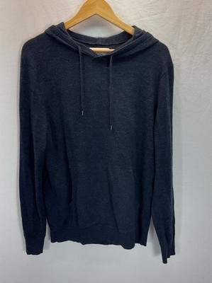Artefact Merino Hoodie Navy Sweater Sz M 100% Merino Wool Slim Base Layer Mens