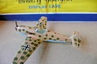 VINTAGE DINKY MILITARY 726 AEROPLANE MESSERSCHMITT BF 109E 1972-75 UNTESTED.