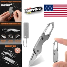 Portable Key Chain Knife with Stainless Steel Blade Ideal for Outdoor Activities