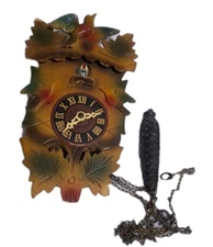 Vintage Cuckoo Clock Made In Germany. Parts Only SOLD AS IS.