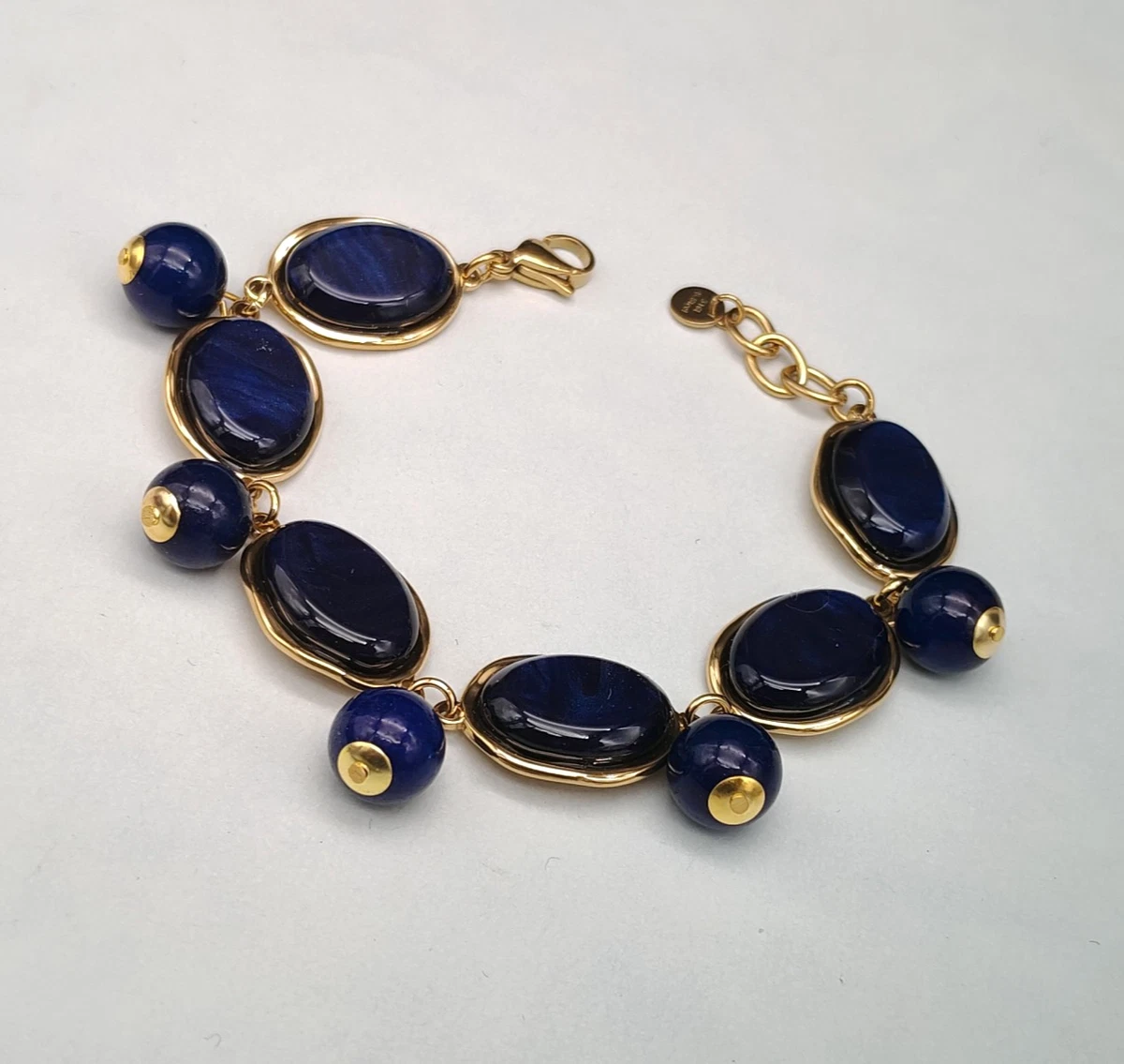 Bracciale In Agata Naturale Irregolare, Elastico, Multicolore, Gioiello Significativo Per Donna, Regalo Con Biglietto D'Auguri - 6