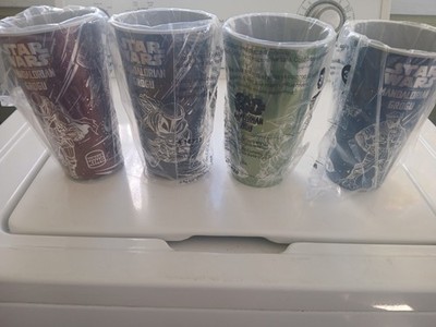 Mandalorian & Grogu Burger King Exclusive Cups Set Still Sealed NEW  