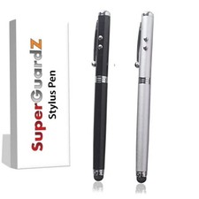 Stylus Pen, 2 Pcs 4-in-1 Universal Touch Screen Stylus  Black  Silver
