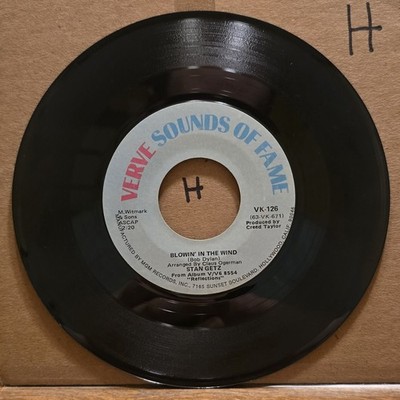 Stan Getz: Blowin' In The Wind/Getz & Gilberto: Girl From Ipanema - Verve HOF EX