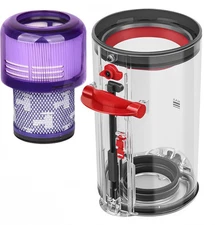 Canister Dust Bin and Filter Replacement Compatible With Dyson V11 V15 SV14